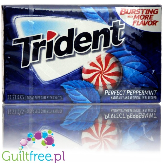 Trident Perfect Peppermint - guma do żucia bez cukru, z ksylitolem