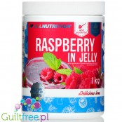 AllNutrition Raspberry in Jelly - malinowa frużelina bez dodatku cukru z całymi owocami