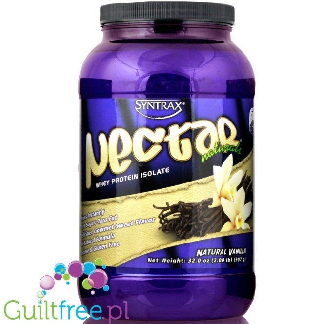Syntrax Nectar Naturals Vanilla - naturalna odżywka białkowa WPI ze stewią i erytrytolem