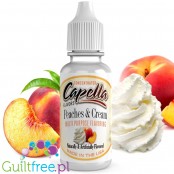 Capella Peaches & Cream - aromat brzoskwiniowo-śmietankowy bez cukru i bez tłuszczu