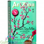 Arizona Green Iced Tea Ginseng & Honey bez cukru, saszetki x 10szt