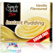 Simply Delish Whipped Vanilla Dessert - pudding bez cukru i glutenu, Wanilia
