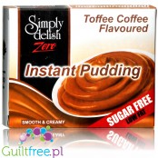 Simply Delish Whipped Toffee & Coffee - pudding bez cukru i glutenu, Tofi & Kawa