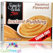 Simply Delish Whipped Hazelnut - pudding bez cukru i glutenu, Orzech Laskowy