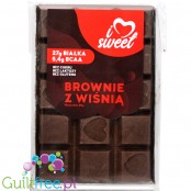 iLoveSweet sugar free protein chocolate with raspberries
