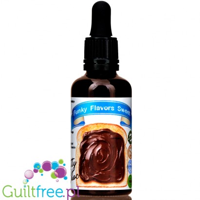 Funky Flavors Sweet Nutty Choc sugar free liquid flavor with sucralose