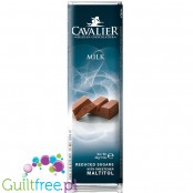 Cavalier Milk no added sugar milk chocolate with maltitol