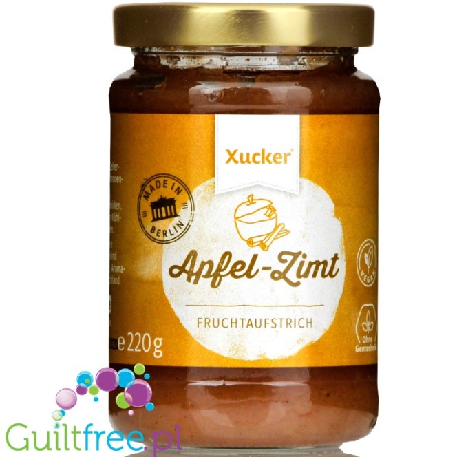 Xucker Fruit - dżem Jabłko & Cynamon bez cukru z ksylitolem