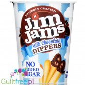Jim Jams Milk Chocolate Dipper - krem czekoladowy bez cukru z pałeczkami