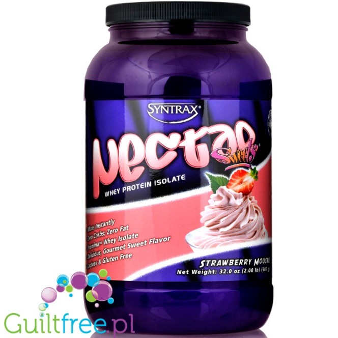 Syntrax Nectar Sweets Strawberry Mousse Whey Protein Isolate 0,9kg