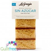 La Granja traditional Spanish sugar free sponge cake