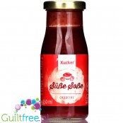Xucker Strawberry Sauce - sos truskawkowy bez cukru, z ksylitolem