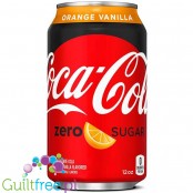 Coca Cola Orange Vanilla Zero USA - waniliowo-pomarańczowa cola bez cukru, wersja USA
