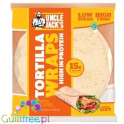 Uncle Jack's High Protein Tortilla Wraps - tortille proteinowe (4 x 25cm)