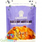 Lakanto Blueberry Muffin Mix - mieszanka do wypieku bezglutenowych babeczek bez cukru