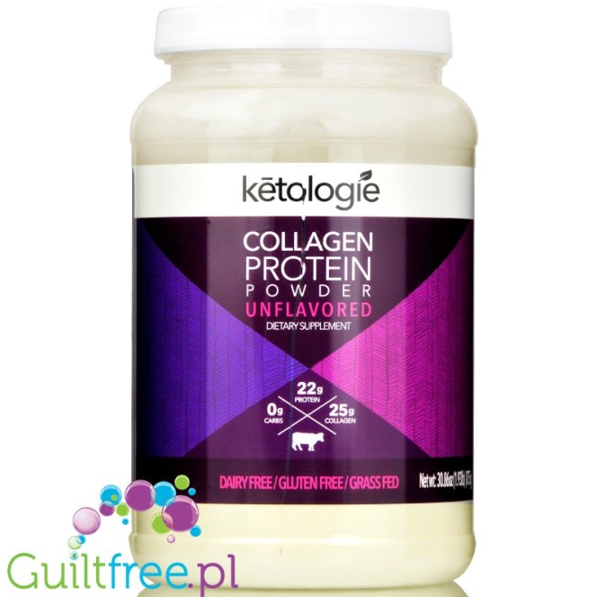Ketologie, Collagen Protein Powder - bezsmakowe peptydy kolagenu wołowego 100%