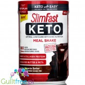SlimFast Keto Meal Shake Fudge Brownie - ketogeniczny szejk białkowy z MCT i kolagenem, smak czekoladowy