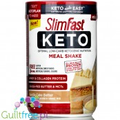 SlimFast, Keto Meal Shake Mix, Vanilla Cake Batter low-carb ketogenic nutrition shake