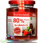 Sukrin trawberry, sugar free jam with stevia, 80% fruits