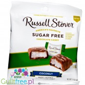 Russel Stover Stevia Coconut Chocolate - czekoladki z nadzieniem kokosowym bez cukru
