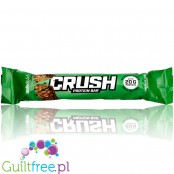 BioTech Crush Chocolate & Hazelnut - baton białkowy z chrupiącą polewą, Ciemna Czekolada, Karmel & Orzechy Laskowe