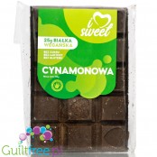 iLoveSweet Cynamonowa - wegańska czekolada białkowa z rodzynkami i cynamonem