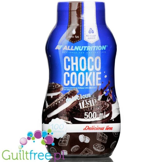 AllNutrition Chocolate Cookie zero kcal syrup