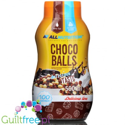 AllNutrition Milky-Choco Balls zero kcal syrup