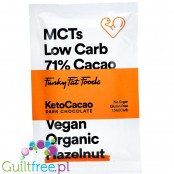 Funky Fat Foods KetoCacao Hazelnut - keto chocolate with MCT, dark & hazelnuts