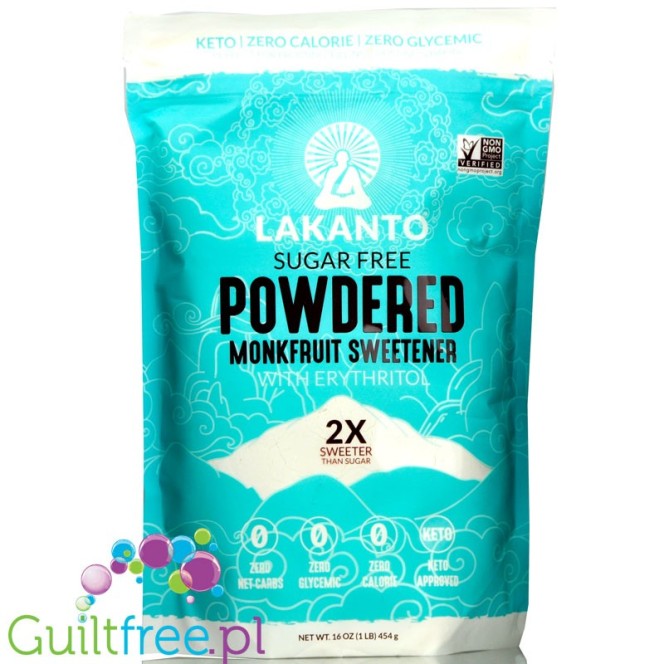 Lakanto Powdered Monkfruit - słodzik w pudrze zero kcal