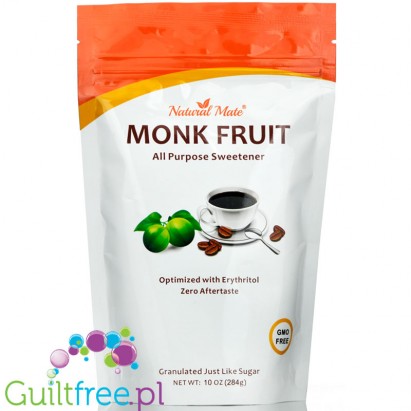 Natural Mate Monk Fruit with Erythritol, All Purpose Natural Sweetener 10 oz (284g)