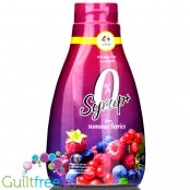 4+ Nutrition Summer Berries 0+ Syrup calorie free, sugar free, fat free sauce