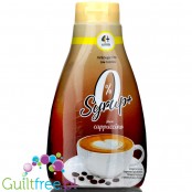 4+ Nutrition Cappuccino - syrop zero bez cukru i bez tłuszczu, Kawowy