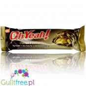 OhYeah Chocolate & Caramel - High-protein chocolate-caramel bar, contains sugar and sweeteners