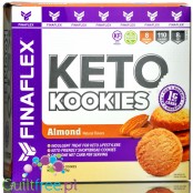 Finaflex Keto Kookies Almond Shortbread - maślane herbatniki migdałowe 1g net carbs