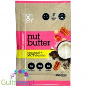 High Key Keto Nut Butter Coconut & Macadamia squeeze pack