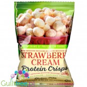 Healthy Living Protein Crisps, Strawberry & Cream - chrupki białkowe z izolatem białka, Truskawki w Śmietanie