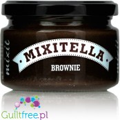 Mixitella Brownie - krem z orzechów laskowych i orzeszków ziemnych z gorzką czekoladą