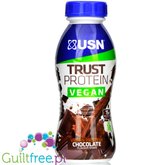 USN Trust TRUST Vegan RTD Chocolate - wegański szejk proteinowy