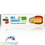Super Fudgio BIO Milk Chocolate - baton z mlecznej czekolady bez dodatku cukru