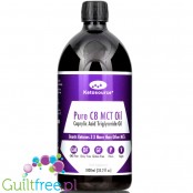 Ketosource Pure C8 MCT Oil 1L - płynny olej MCT czystość 99,8%, 3 x więcej ketonów