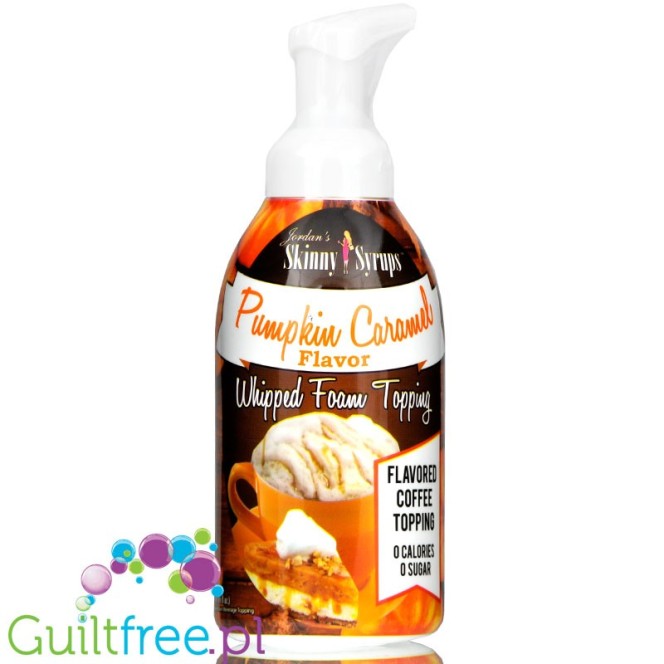 Skinny Syrups Sugar Free Whipped Latte Foam Topping - Pumpkin Caramel
