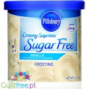 Pillsbury Creamy Supreme Sugar Free Vanilla Frosting - waniliowa masa do ciasta bez cukru