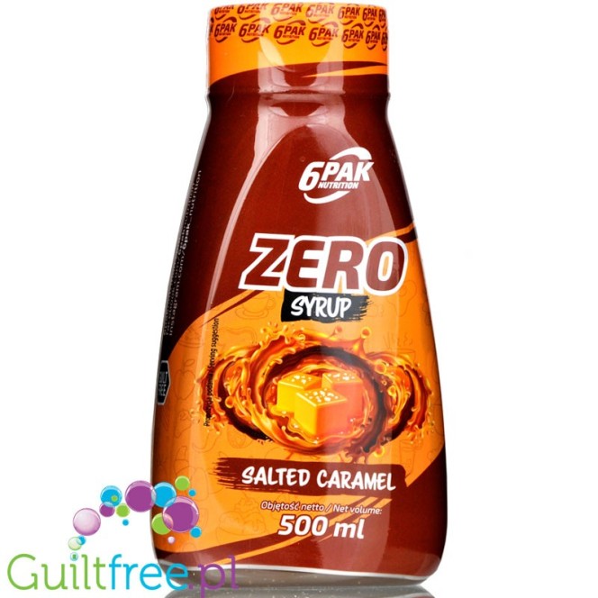 6Pak Nutrition Zero Sauce Salty Carmel - sos zero o smaku solonego karmelu