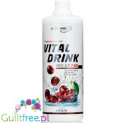Vital Drink Cherry 1L - wiśniowy koncentrat bez cukru z witaminami, wydajność 80L
