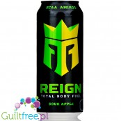 REIGN Total Body Fuel Sour Apple zero calorie & sugar free energy drink with BCAA