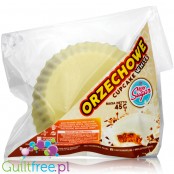 Light Sugar White Choc PB Cupcake - proteinowe babeczki z białej czekolady z masłem orzechowym