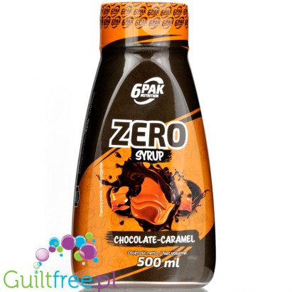 6Pak Nutrition Zero Sauce Chocolate & Caramel