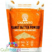 Lakanto Monkfruit Peanut Butter Powder - odtłuszczone masło orzechowe w proszku bez cukru