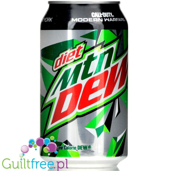 Mountain Mtn Dew Diet bez cukru, zero kcal